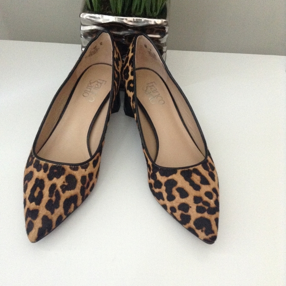 franco sarto leopard print shoes